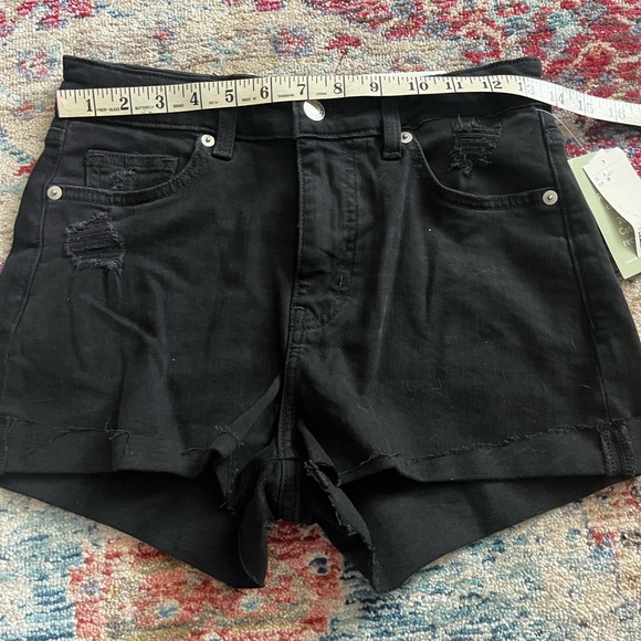 NWT- H&M black Jean shorts-size 6 - Picture 5 of 5
